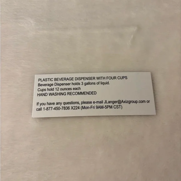 Colorful Plastic Beverage Dispenser Set - Picture 9 of 9